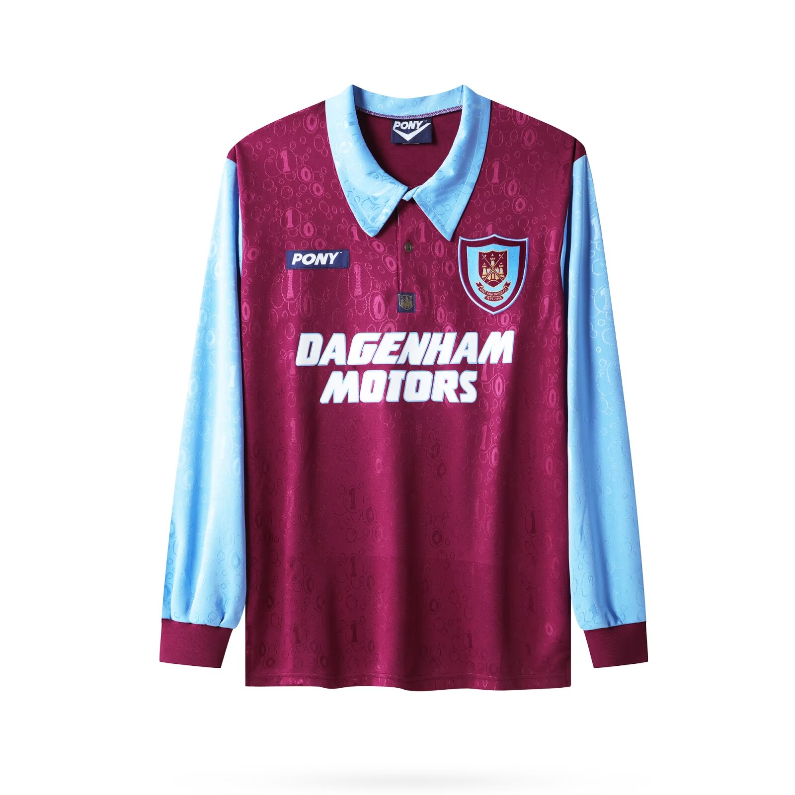 1995-1997 West Ham United Long sleeved retro