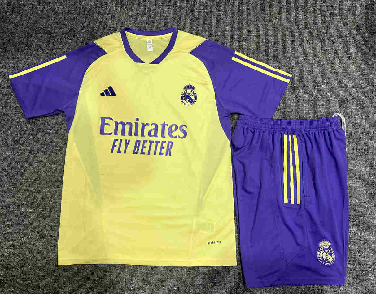 2023-2024 Real Madrid away kids kit  Training clothes