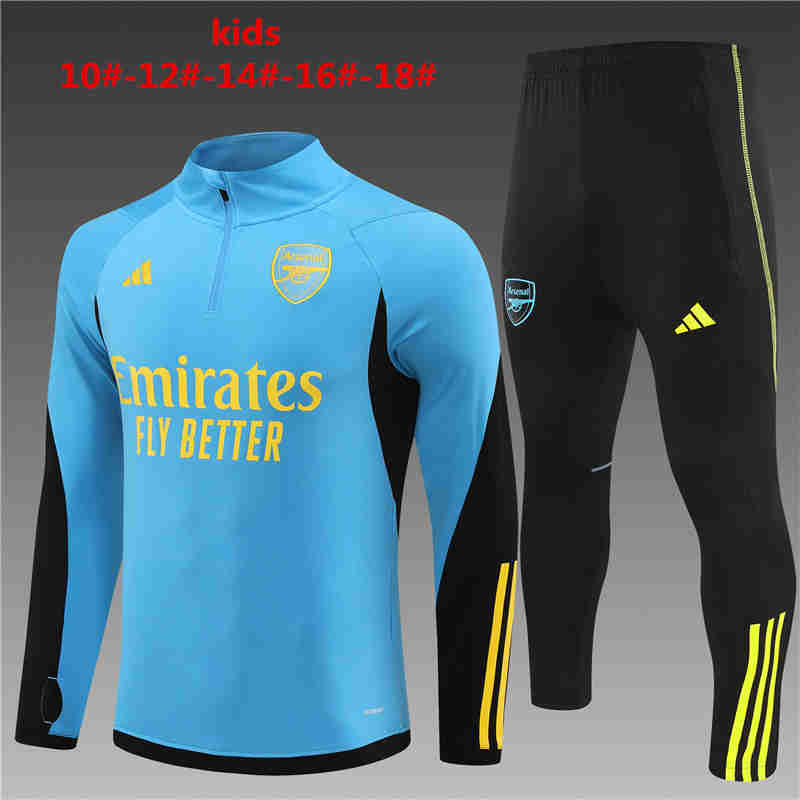 2023-2024 Arsenal  half-pull training suit kids