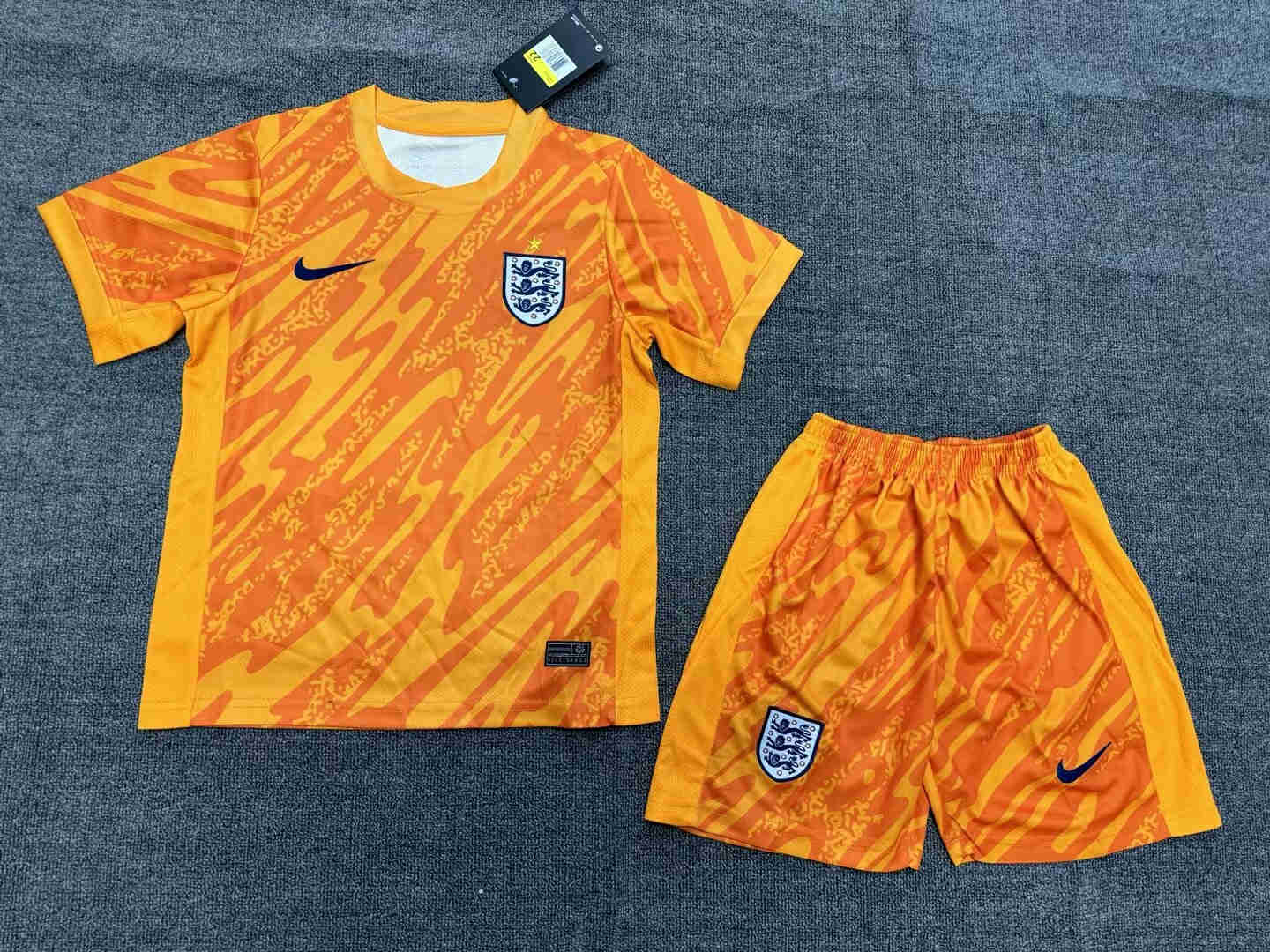 2024-2025 England goalkeeper kids kit 